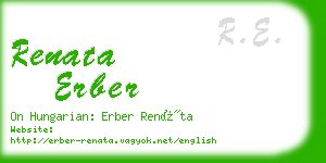 renata erber business card